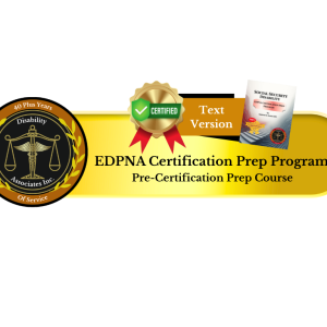 EDPNA Certification Examination Prep Manual